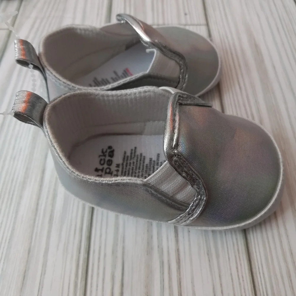 Chick Pea Metallic Baby Shoes